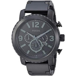 Horlogeband Fossil BQ1652 Roestvrij staal (RVS) Zwart 24mm